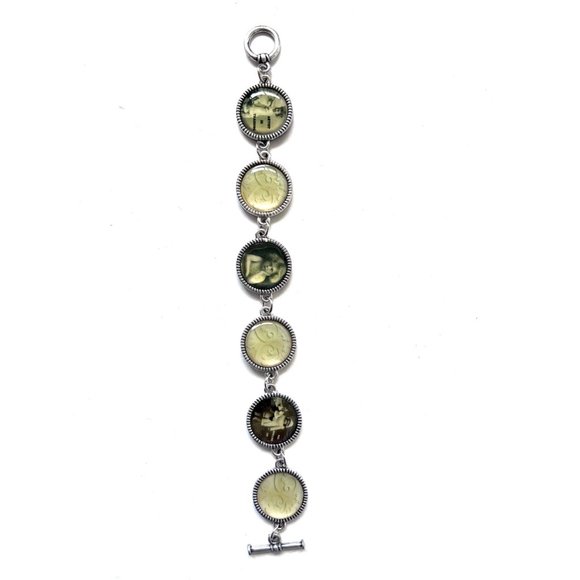 Classic Embellished VINTAGE Classic Look Round Bracelet - Picture 3 of 3